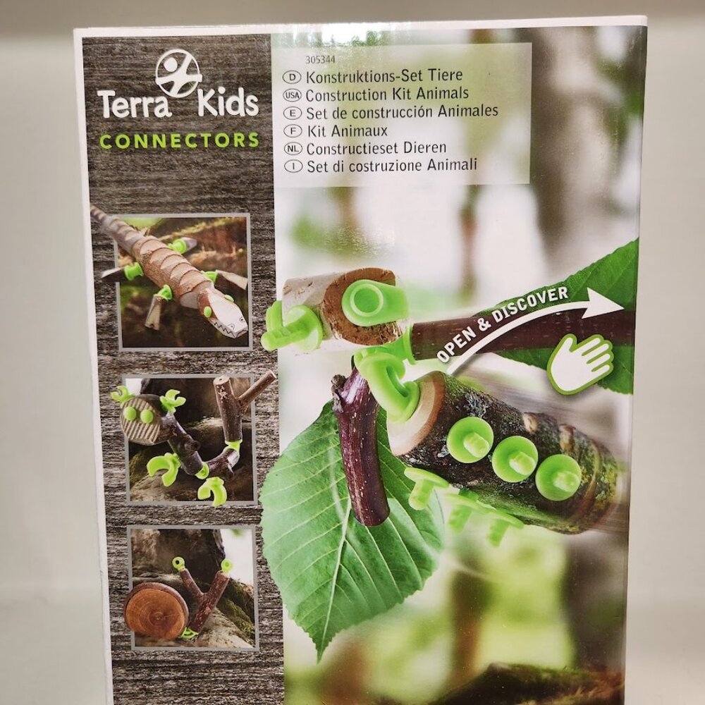 HABA Terra Kids Connectors Backyard Nature Craft Kit STEM ENGINEERING EASTER BAS